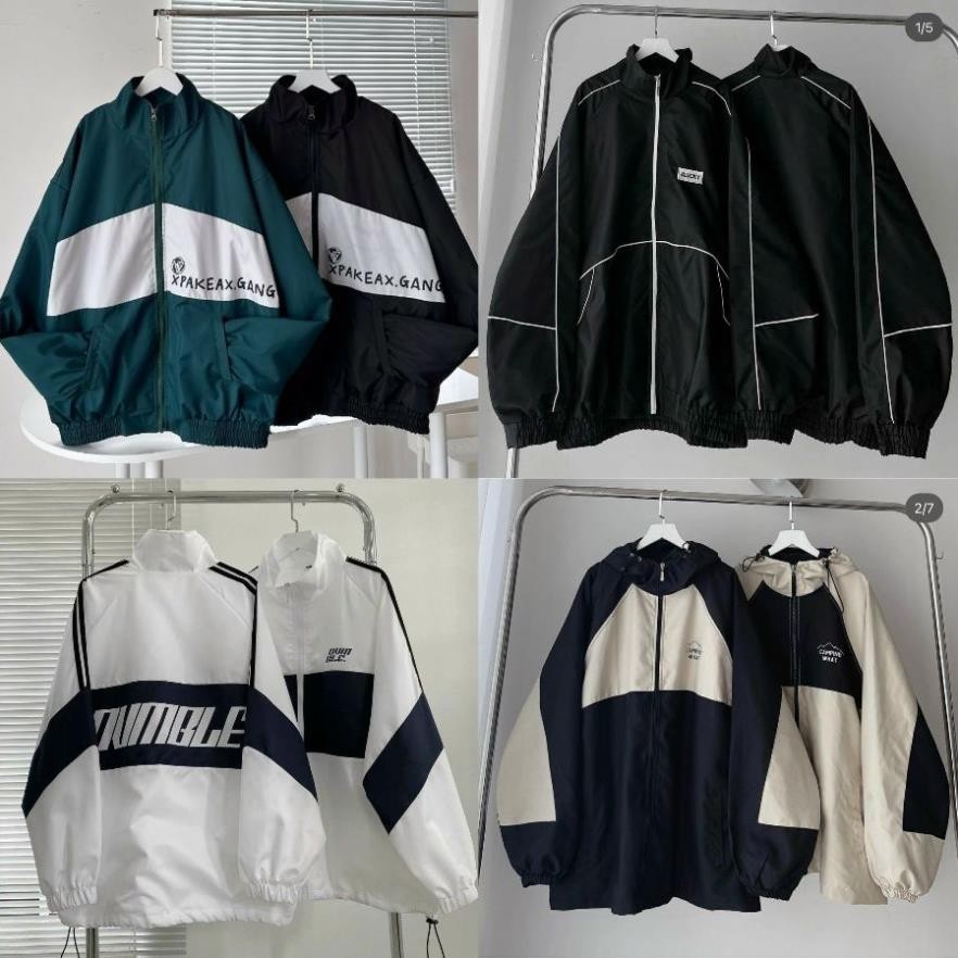 Áo Khoác Dù 2 Lớp DUMBLE 4LUCKY XPAKEAX DERROR CAMPING 2025 Nam Nữ Form Rộng Nhiều Mẫu, Áo Gió Chống