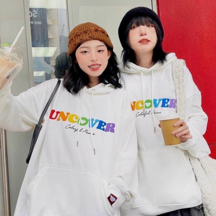 Áo hoodie unisex uncover basic Áo khoác nỉ uncover basic ver2