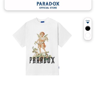 [CLEARANCE SALE] Áo Thun PARADOX Form Rộng Tay Lỡ PRINCE OF OSTARA 100% Cotton T-shirt Unisex - Trắng