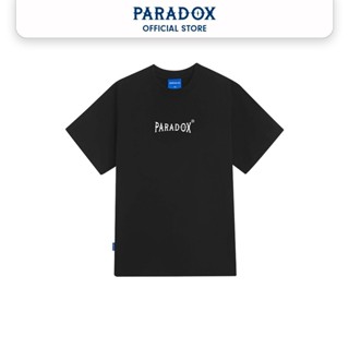 [CLEARANCE SALE] Áo Thun PARADOX Form Rộng Tay Lỡ CURLED 100% Cotton T-shirt Unisex - Màu đen