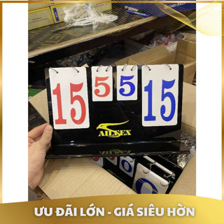 Bảng tỉ số bida - Bảng lật tỉ số bida chất liệu Mika 15 trận - Aileex - Hàng nhập dùng CLB