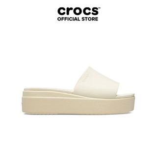 Dép Quai Ngang Nữ Crocs Brooklyn - Bone