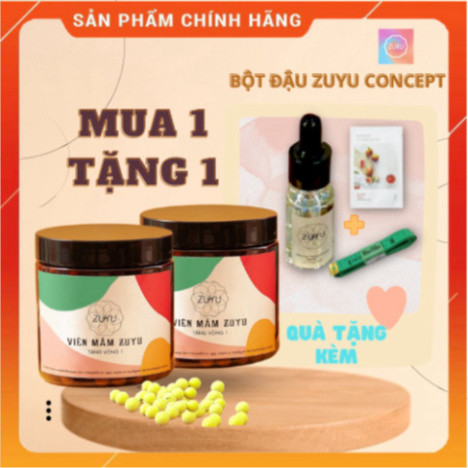 Viên Mầm ZuYu Tăng Vòng 1 [Nhận 2 Hộp x 300 viên + tinh dầu massage V1]