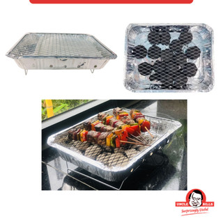 Khay BBQ Du Lịch UNCLE BILLS Tiện Lợi Nhẹ Gọn Phù Hợp Cho Mọi Chuyến Đi 2x15.7x4.8cm - YH-B05-S