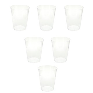 Ly nhựa nhỏ trong suốt 210ml bộ 6 cái uncle bills yt0001