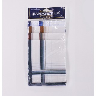 Bộ 4 Khăn Tay Nam UNCLE BILLS Khăn Mùi So Gấp Bỏ Túi 38.2 x 38.2cm Nhiều Màu - CA0010
