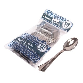 Muỗng tiệc giả bạc bạc 18 cái uncle bills od0036