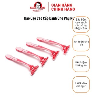 Bộ 6 Dao Cạo 3 Lưỡi UNCLE BILLS Dành Cho Làn Da Cả Nam Nữ Sắc Bén Êm Ái Cao Cấp - AG0276