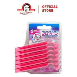 Bộ 6 Dao Cạo 3 Lưỡi UNCLE BILLS Dành Cho Làn Da Cả Nam Nữ Sắc Bén Êm Ái Cao Cấp - AG0276