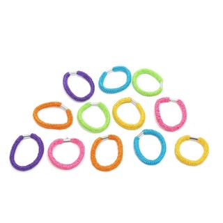 Bộ 12 Dây Cột Tóc UNCLE BILLS Bền Bỉ, Tiện Lợi Cho Mái Tóc Gọn Gàng 9.5x 0.9 - AH1770