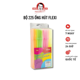 Ống Hút Nhựa Flexi UNCLE BILLS Nhiều Màu An Toàn Tiện Lợi Dễ Sử Dụng - BC0085
