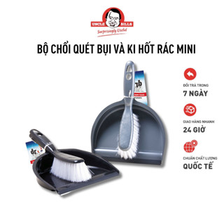 Bộ Chổi Quét Bụi Và Ki Hốt Rác Mini UNCLE BILLS Làm Sạch Bàn Văn Phòng Ô Tô Nội Thất Tiện Dụng - BB0030