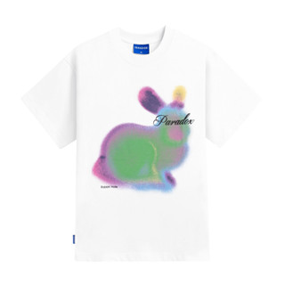 [CLEARANCE SALE] Áo Thun PARADOX Form Rộng Tay Lỡ LUMINEUX LAPINE 100% Cotton T-shirt Unisex - Đen, trắng