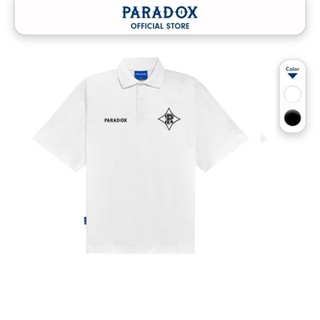 Áo Thun PARADOX Có Cổ Tay Lỡ THE REFINED POLO Chất Cotton Unisex - Trắng