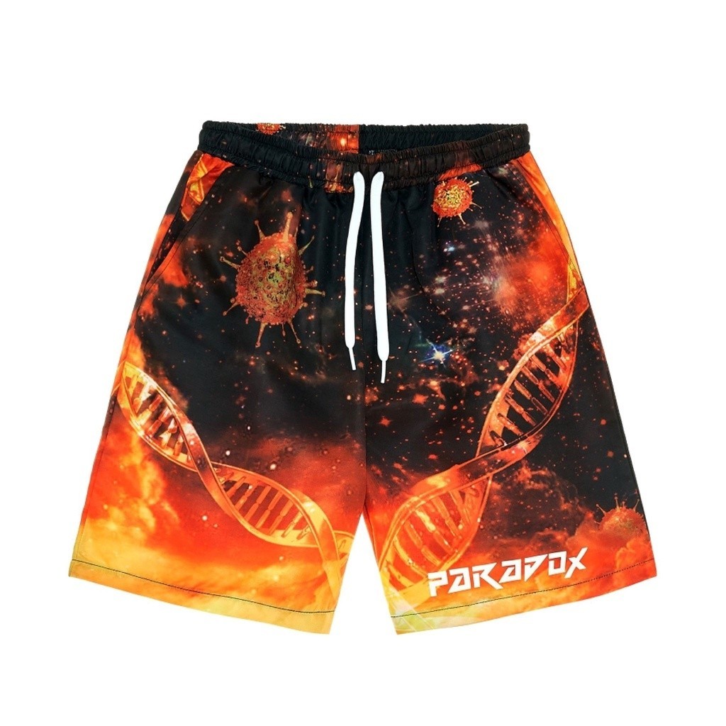 [Mã MABRS946 giảm 10% đơn 99k] Quần short dù Paradox Amalgam Overprinted Short