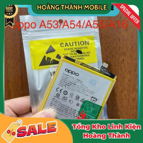 Pin Thay thế Cho Oppo A53/A54/A16/A73 BLP 805 zin nhập khẩu