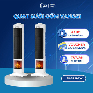  Quạt Sưởi Gốm YANGZI 3 Mức Độ Công Suất 2000W Làm Ấm Nhanh Không Gây Tiếng Ồn GVQ Store 