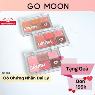 Phấn Mắt Odbo 5 Ô Eye Blush Crush Palette ODS04 Bảng Mắt kèm Má Hồng Thái Lan 6g mịn lì lâu trôi Go Moon Shop