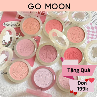  Phấn Má Hồng Đơn Sắc JILL LEEN Too Cute hình tròn Hoạ Tiết Mèo Ú Xinh Xắn 3g nhỏ xinh lâu trôi Go Moon Shop 