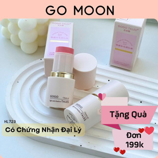 Thỏi Má Hồng Bắt Sáng Tạo khối Gogo Tales GT709 bắt sáng highlight căng mọng tự nhiên 4g Go Moon Shop 