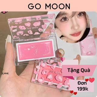 Phấn má hồng kem Jill Leen đơn sắc hoạ tiết báo đốm 3m lên màu chuẩn lâu trôi giữ màu 5-6 giờ Go Moon Shop