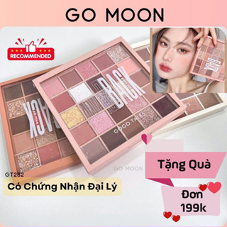 GOGOTALES Bảng mắt Gogo Tales 25 ô Back To Reality GT282 Nhũ lì lâu trôi phấn mắt 25 ô màu gogotales nội địa trung