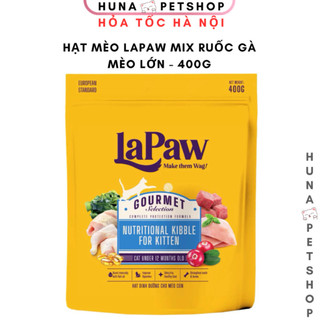 Hạt Cho Mèo Trưởng Thành laPaw Groumet Chuẩn Âu 400g - Huna