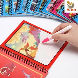 Đồ chơi bộ tô màu nước không dính bẩn tay chân nhiều chủ đề cho bé