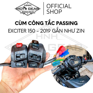 Cùm Công Tắc Ex 150 2019 Có Passing Có Thể Chế Gắn Sirius, Raider, Satria, NVX, CB, Cafe Racer...