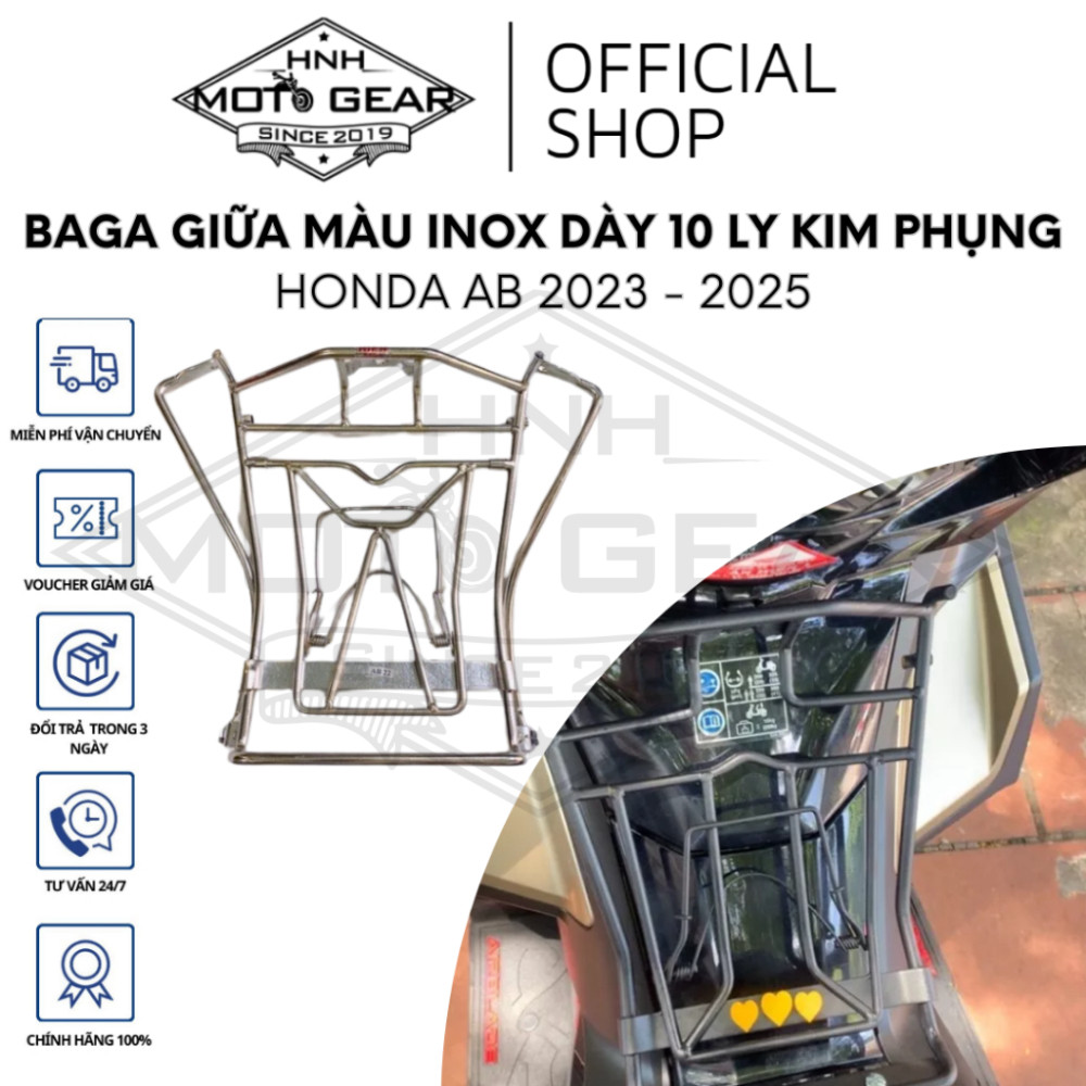 Baga Air Blade 2022 , Air Blade 160 Inox Chính Hãng Kim Phụng