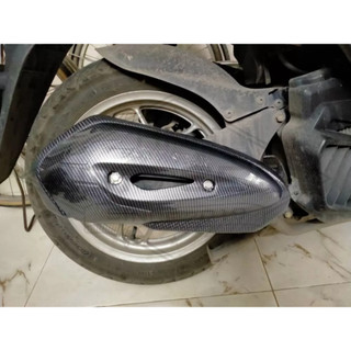 Ốp Pô SH Mode 2015 - 2019 Carbon
