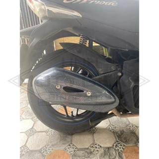 Ốp Pô SH Mode 2015 - 2019 Carbon
