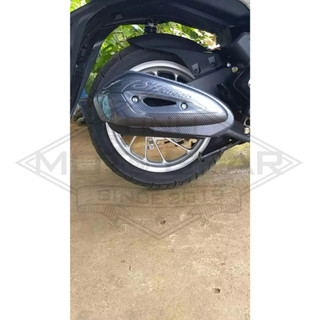 Ốp Pô SH Mode 2015 - 2019 Carbon