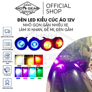 Đèn LED Cúc Áo 12V 22mm Làm Đề Mi, Đèn Gầm, Xi Nhan Ex, Winner, SH, AB, Vision, Xe Điện