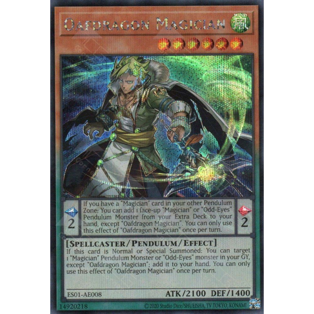 Thẻ bài Yugioh - ES01-AE008 - Oafdragon Magician