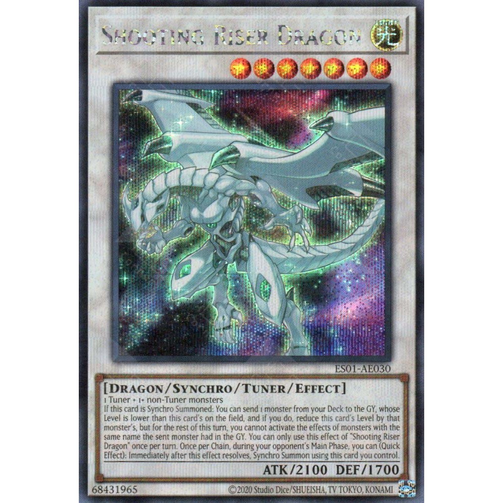 Thẻ bài Yugioh - ES01-AE030 - Shooting Riser Dragon