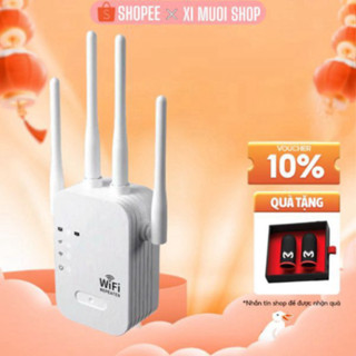 Kích sóng Wifi 4 râu tốc độ cao 300Mbs.Mở rộng vùng phủ sóng, cải thiện tốc độ mạng Wifi, Có cả phát Wifi từ dây La