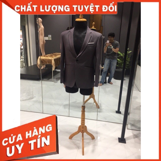 (Hoả tốc) Manocanh nam bọc vải nhung chân gỗ