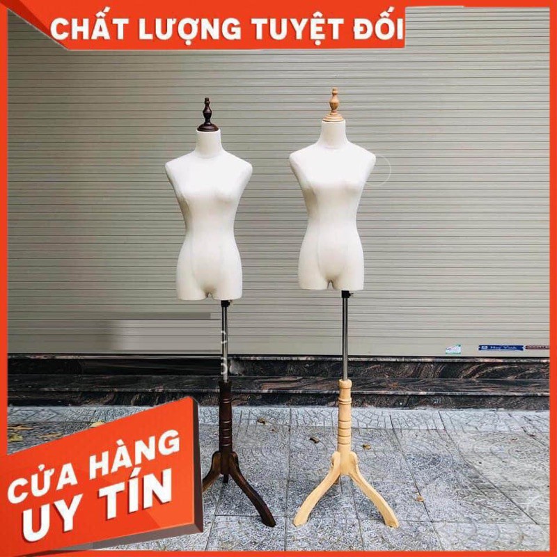 (Hoả tốc) Manocanh bán thân chân gỗ size (85-64-86)