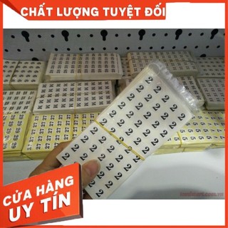 Decal size dán, size số dán mác quần áo
