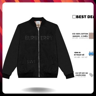  Áo khoác Bomber BBR thêu chữ nam nữ nổi bật cao cấp - Áo khoác BBR thêu chữ vải dù kẻ Vintage hottrend 2024 