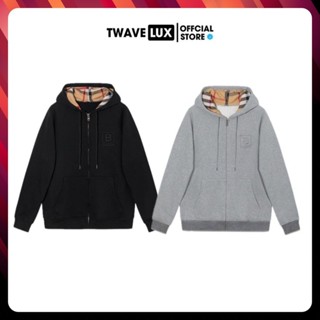  Áo Khoác Hoodie Zip BBR Vintage Phối Hoạ Tiết Nón Sọc Caro Nỉ Bông Dày Nặng Trên 700gram - Áo Hoodie Nam Nữ Hottrend2024 