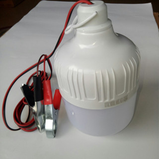  Bóng đèn led 12v kẹp bình ắc quy 30w – 40w loại tốt   Đèn có dây và kẹp  sile  