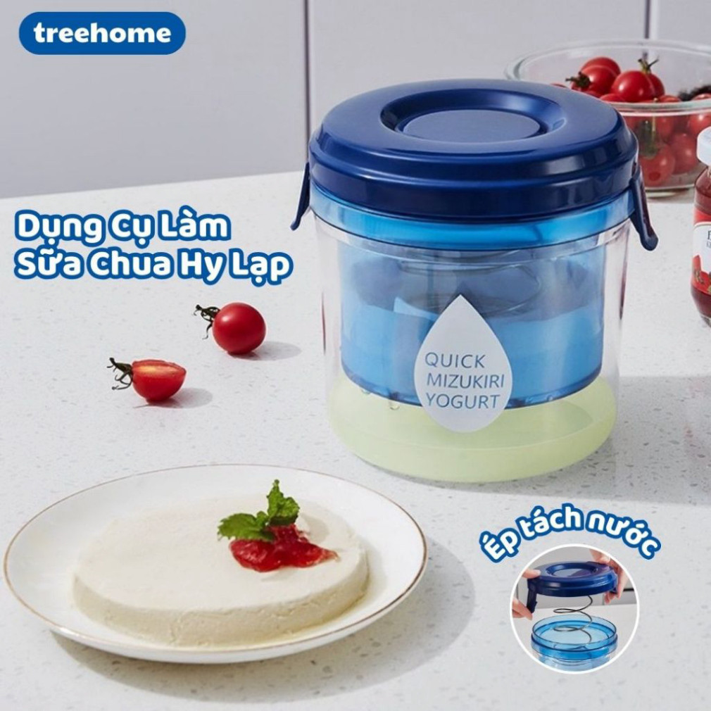 Bộ lọc sữa chua Hy Lạp Achita H25 có lò xo 304 không gỉ tách váng nhanh, cốc làm sữa chua hy lạp Lif