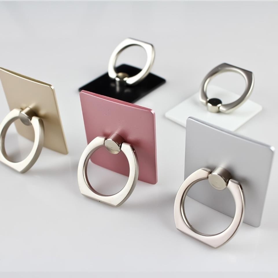 Ring điện thoại, iring điện thoại, nhẫn đỡ điện thoại xoay 360 độ đa năng nhiều màu sắc set 5 cái