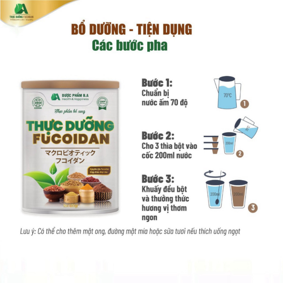 Thực dưỡng Fucoidan - dành cho người bệnh ung thư, người bị tiểu đường, người ăn kiêng. Hộp 500g