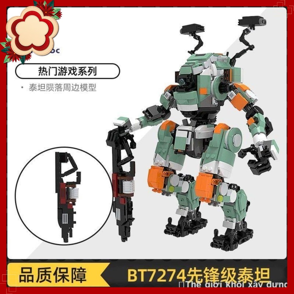 ( XẢ ) BuildMOC Mech Series Titanfall Mô Hình Ngoại Vi BT7274 Pioneer Titan Đồ Chơi Khối Xây Dựng Lắ