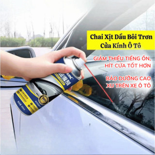 Chai Xịt Dầu Bôi Trơn Cửa Kính Ô Tô, Dung Dịch Bôi Trơn Cửa Kính Bảo Vệ Gioăng Cao Su 450ml Life Plus - DBT01