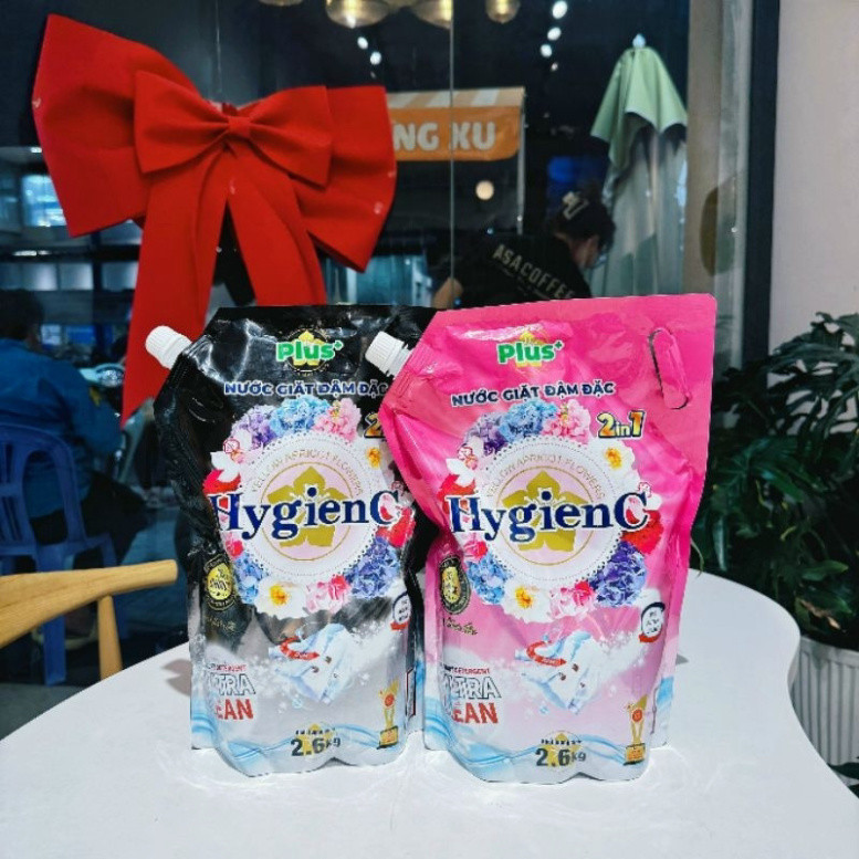 FREESHIP Nước Giặt HygienC Plus 2kg6 Hàng Việt Nam, Đậm đặt Lưu Hương Lâu