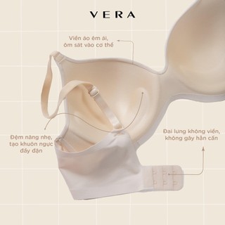 Áo ngực wireless nữ Vera microfiber trơn- V0591